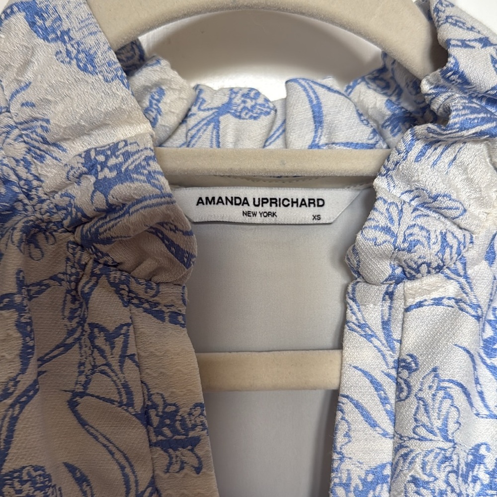 AMANDA UPRICHARD Connelly Dress in English Blue - Picture 2 of 2